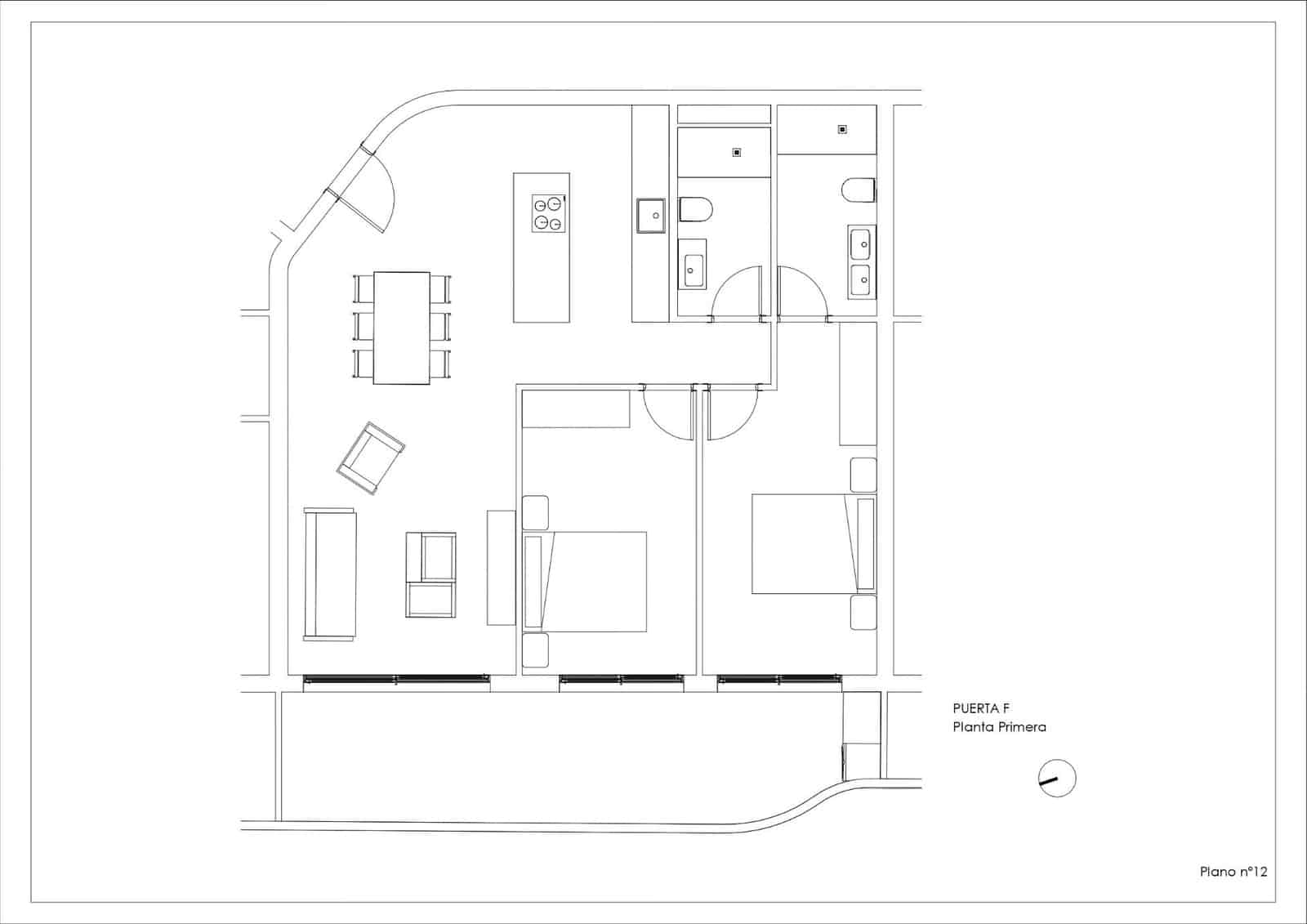 2 soveværelse Lejlighed til salg i Calpe / Calp med swimmingpool - € 373.730 (Ref: 10043678)