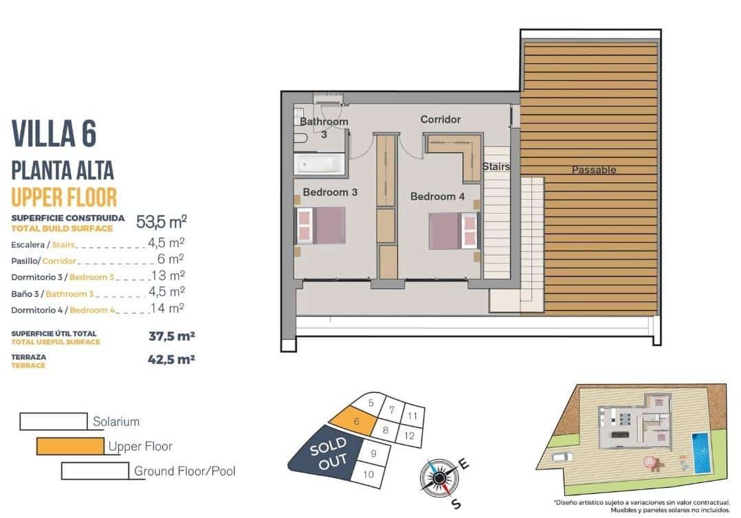 4 quarto Moradia para venda em Finestrat com piscina garagem - 840 000 € (Ref: 10043681)