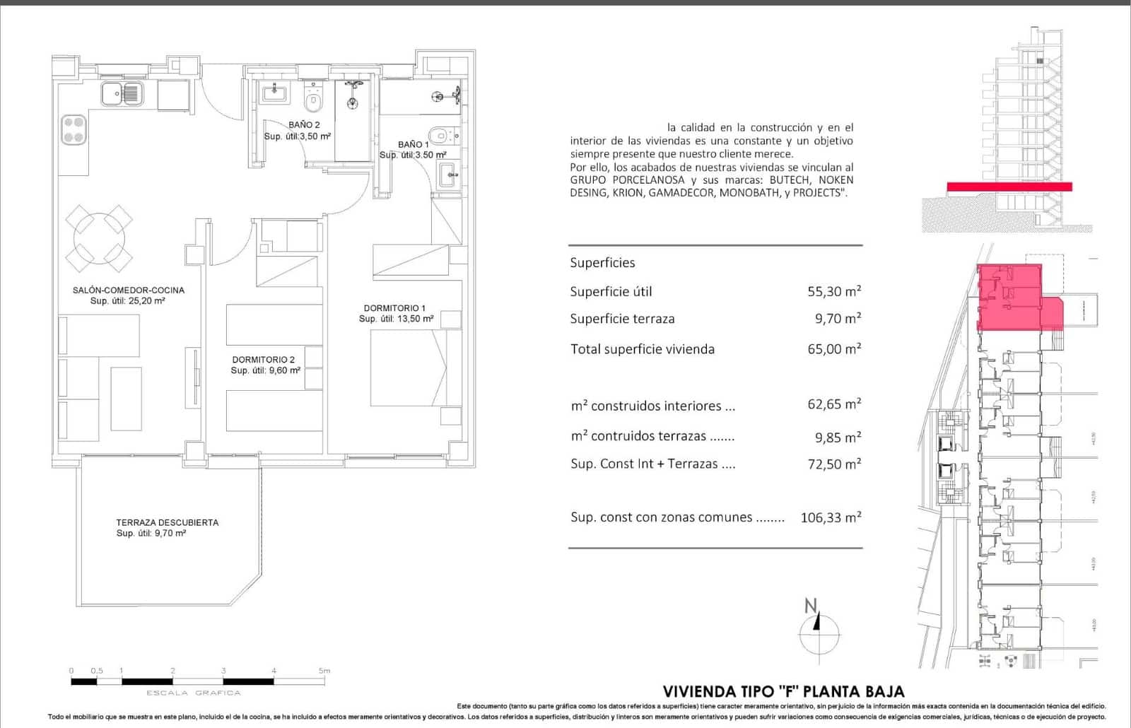 2 quarto Apartamento para venda em La Villajoyosa / Vila Joiosa com piscina garagem - 340 000 € (Ref: 10043682)