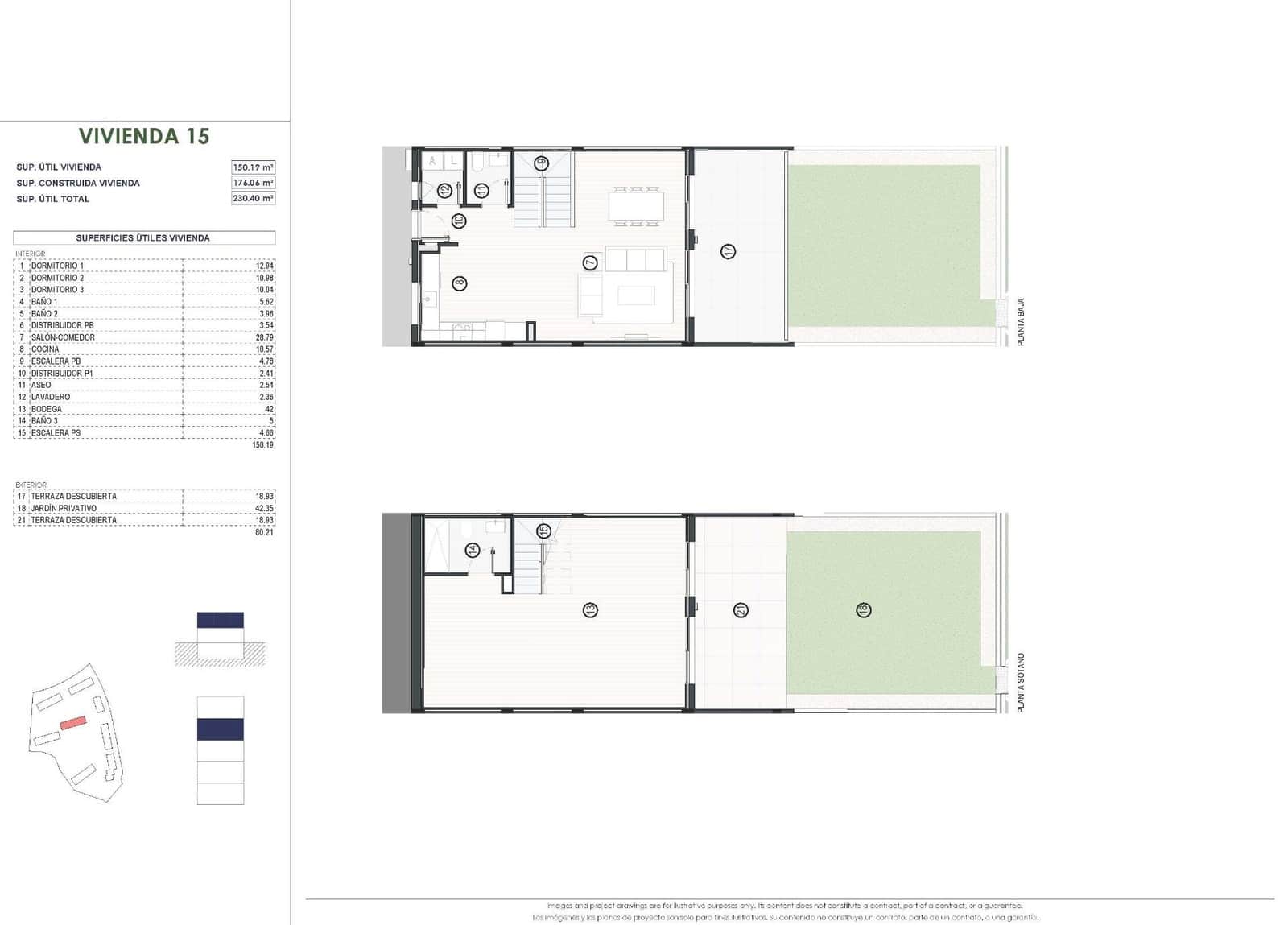 3 Zimmer Reihenhaus zu verkaufen in Finestrat mit Pool Garage - 450.000 € (Ref: 10043694)