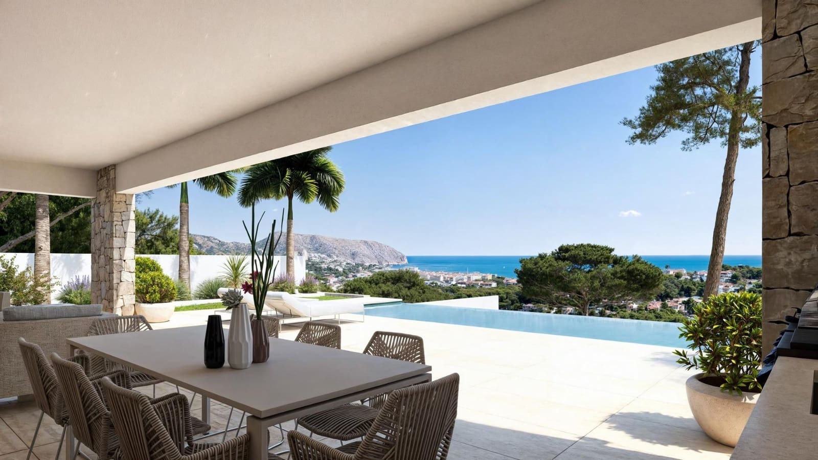 4 soverom Villa til salgs i Moraira med svømmebasseng garasje - € 2 300 000 (Ref: 10043701)