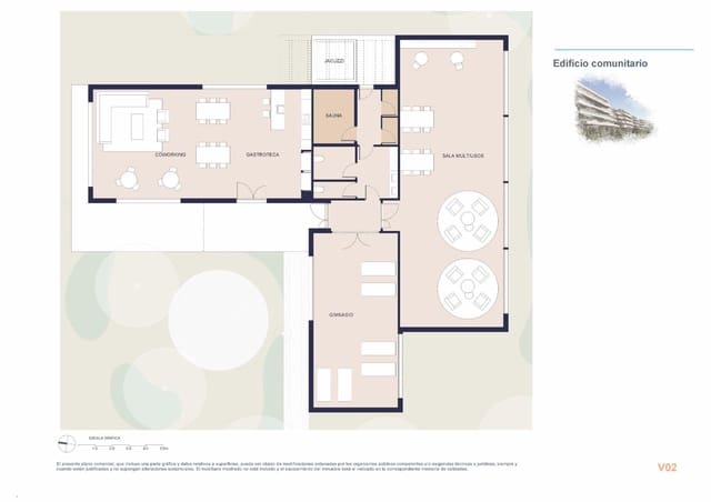 Apartamento de 3 habitaciones en Dénia en venta con piscina garaje - 450.000 € (Ref: 10043706)