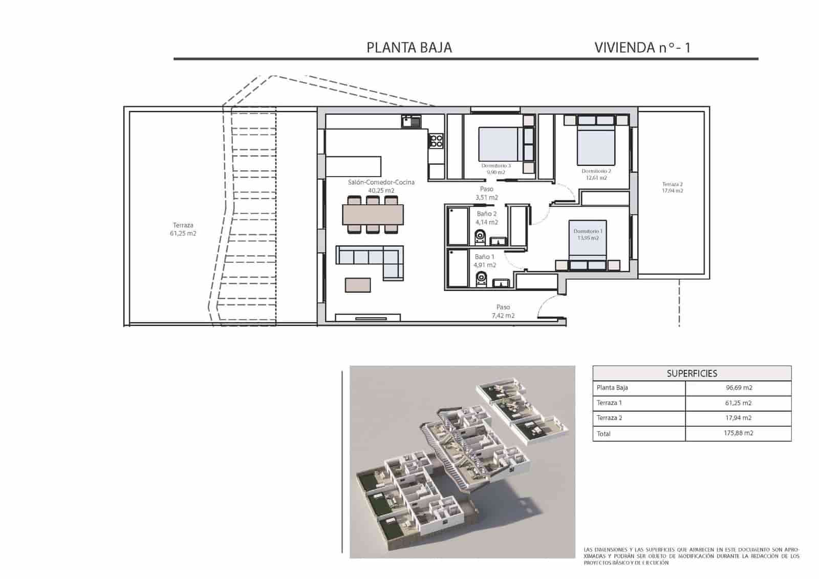 3 soverom Bungalow til salgs i Finestrat med svømmebasseng garasje - € 452 900 (Ref: 10043710)
