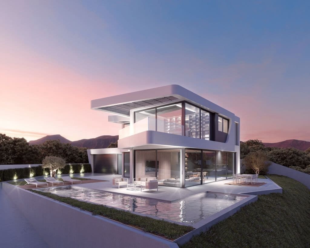 3 chambre Villa/Maison à vendre à Altea avec piscine - 1 395 000 € (Ref: 10043713)
