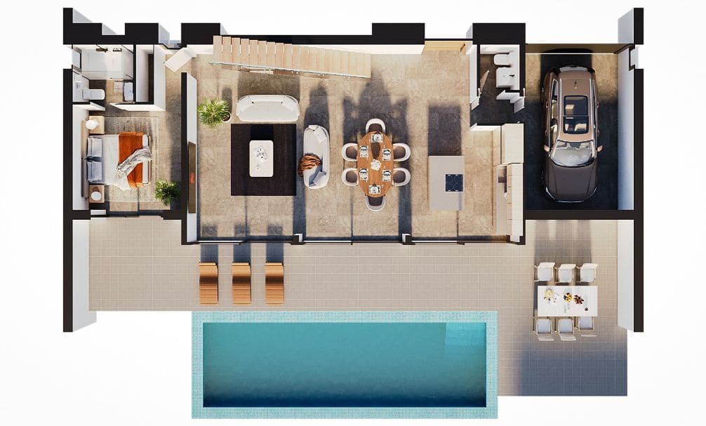 3 Zimmer Villa zu verkaufen in Calpe / Calp mit Garage - 950.000 € (Ref: 8859451)