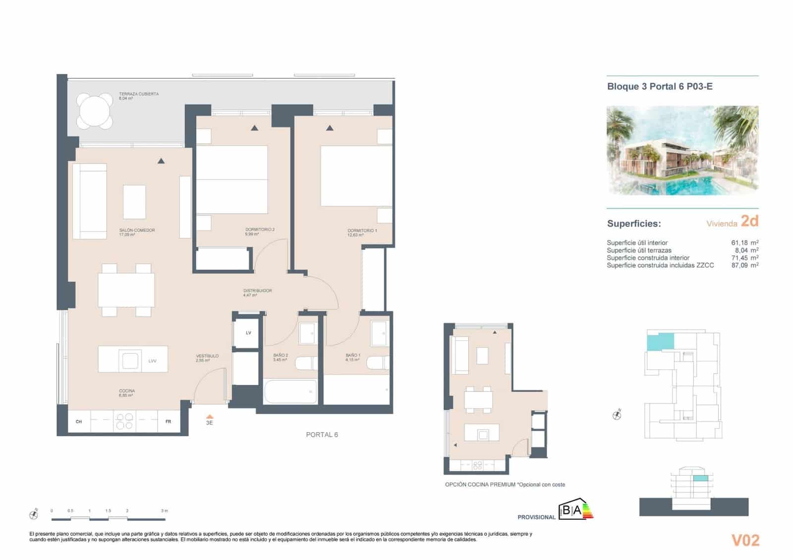 2 camera da letto Attico in vendita in Javea / Xabia con piscina - 364.500 € (Rif: 9678079)