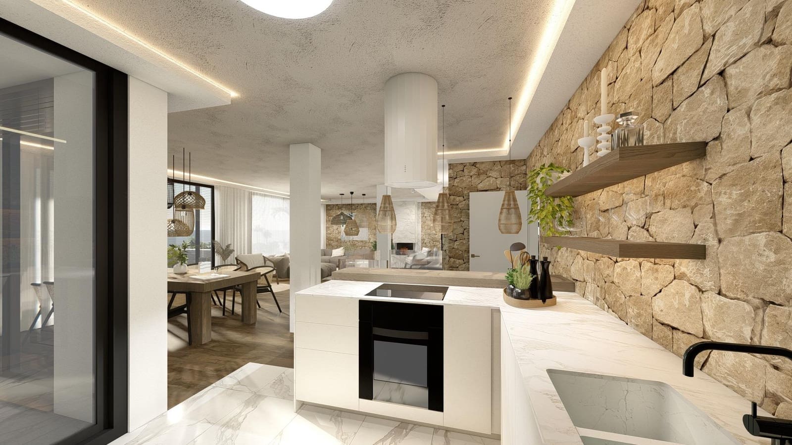 4 soveværelse Byhus til salg i Altea med swimmingpool - € 790.000 (Ref: 9678106)