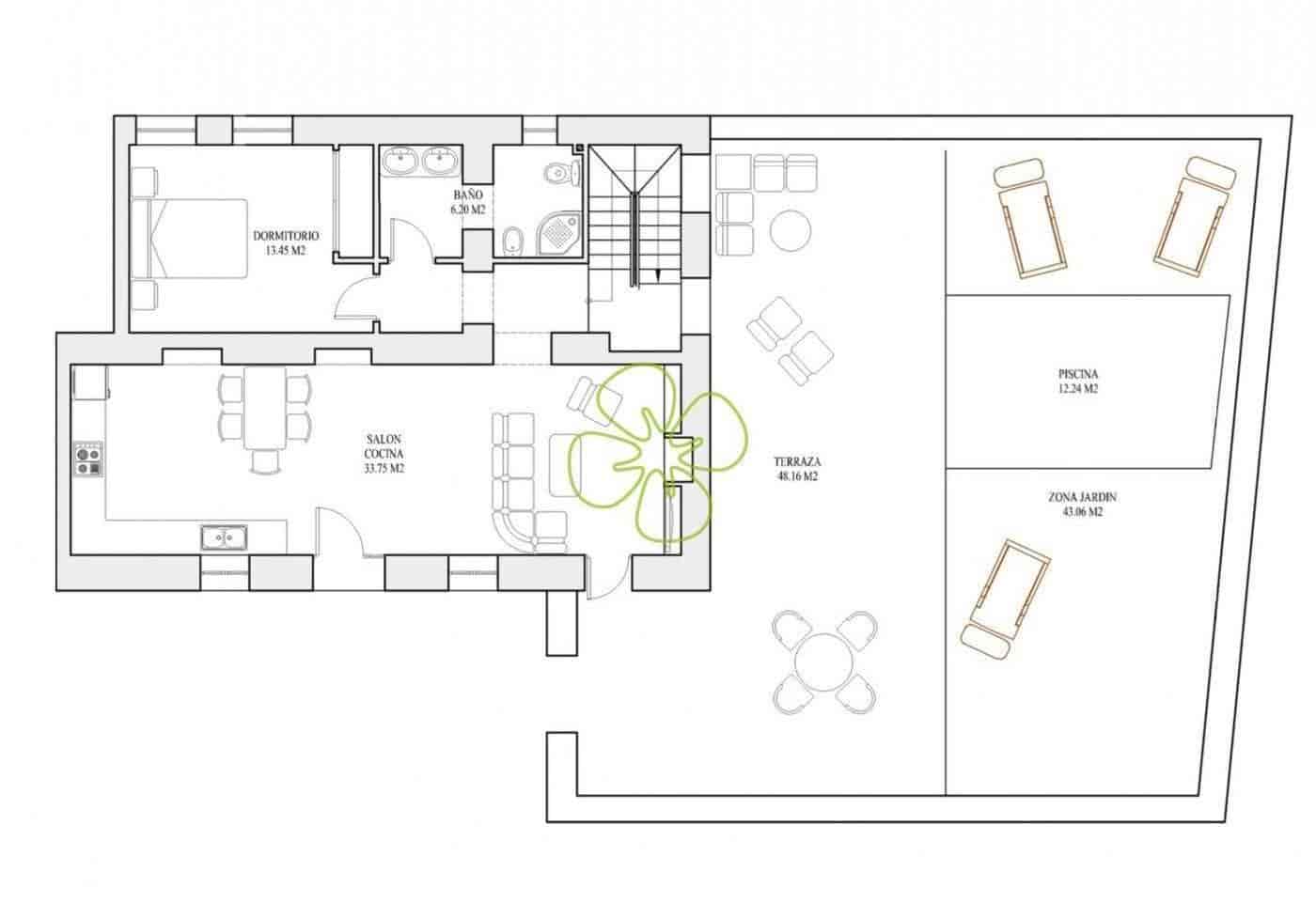 4 soveværelse Finca/Landehus til salg i Saliente Alto - € 40.000 (Ref: 7315734)