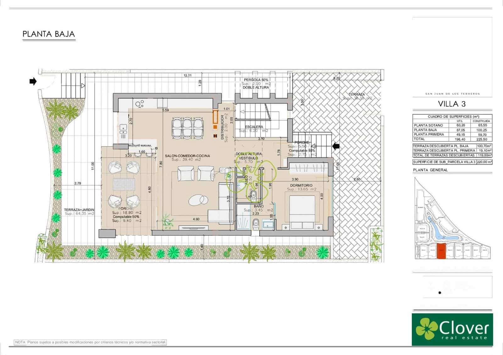3 chambre Villa/Maison à vendre à San Juan de los Terreros avec piscine garage - 404 100 € (Ref: 8183946)