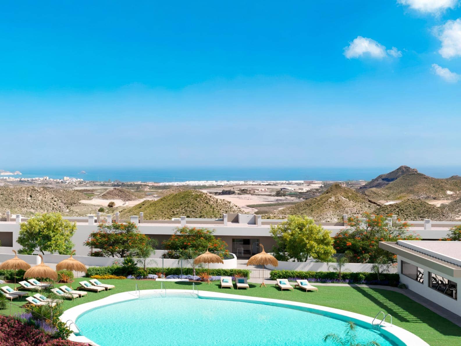 2 chambre Appartement à vendre à San Juan de los Terreros avec garage - 206 000 € (Ref: 9068932)