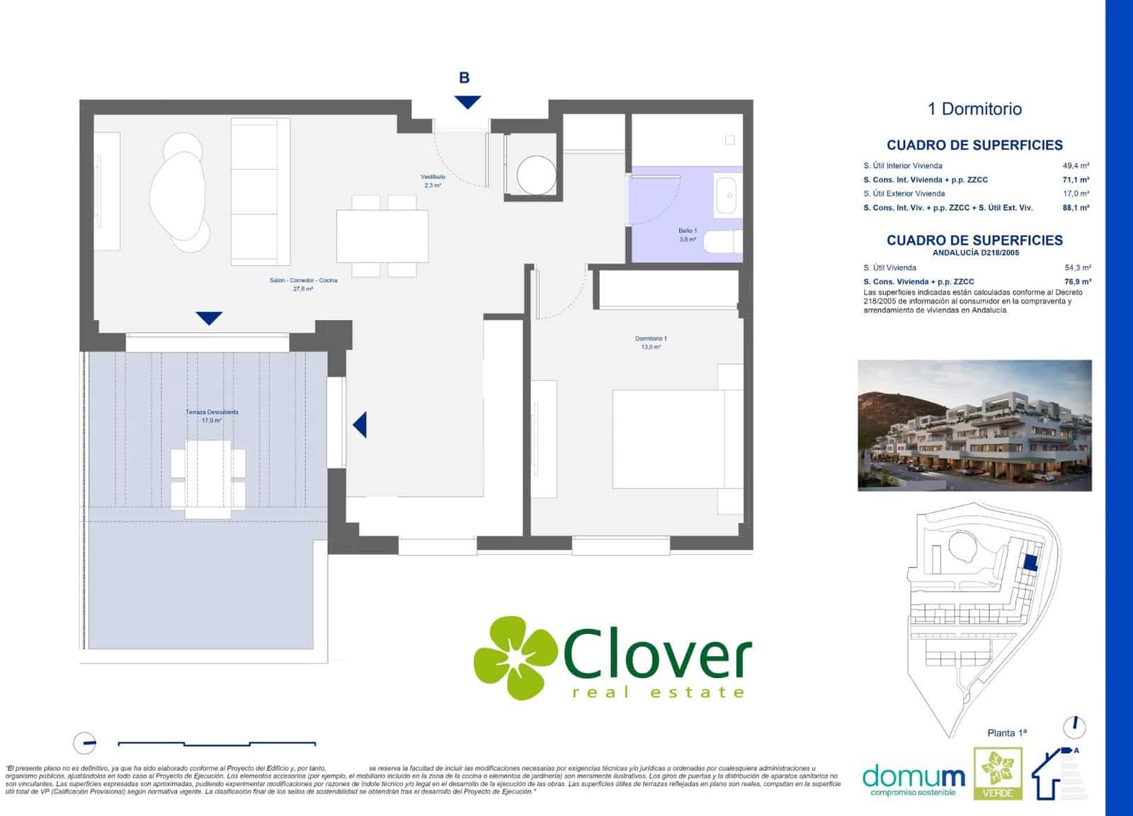 1 slaapkamer Flat te koop in San Juan de los Terreros met garage - € 166.000 (Ref: 9068933)