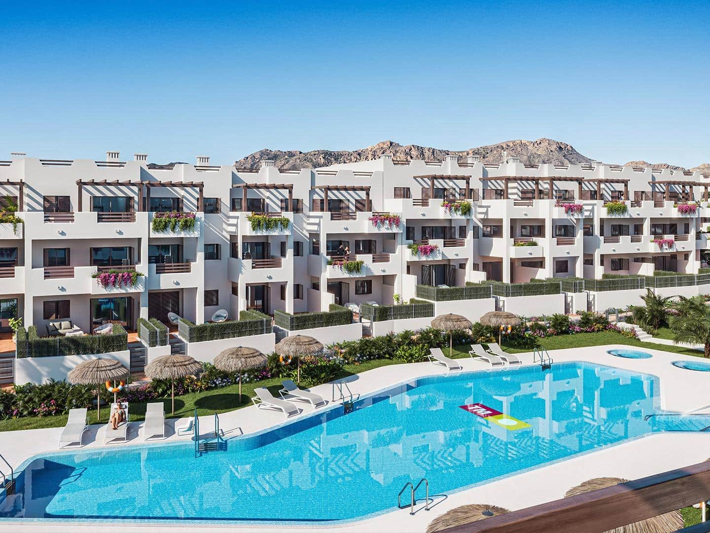 3 Zimmer Wohnung zu verkaufen in San Juan de los Terreros mit Pool Garage - 235.000 € (Ref: 9446603)