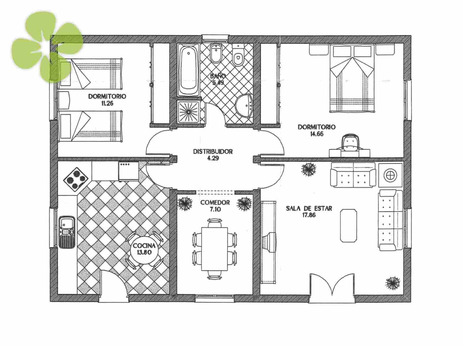 2 bedroom Villa for sale in La Piedra Amarilla with garage - € 174,995 (Ref: 9524486)