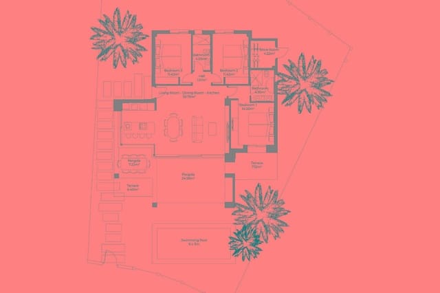 3 soveværelse Villa til salg i Cuevas del Almanzora med swimmingpool - € 420.000 (Ref: 9618212)