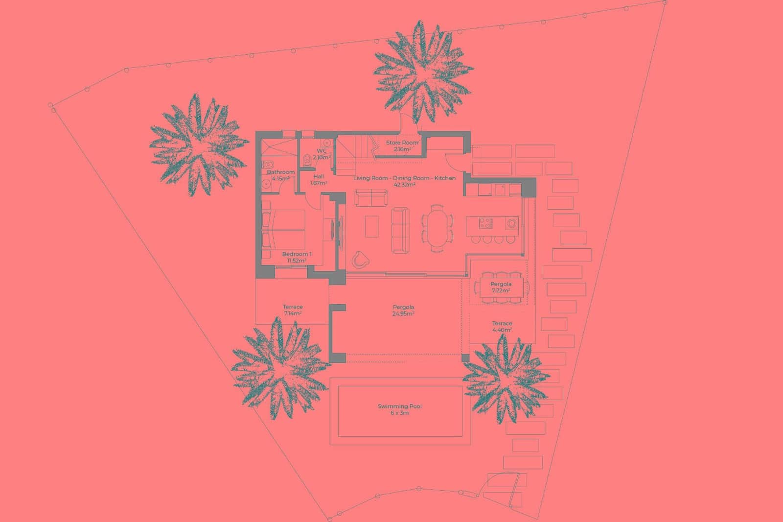 3 soveværelse Villa til salg i Cuevas del Almanzora med swimmingpool - € 465.000 (Ref: 9618213)