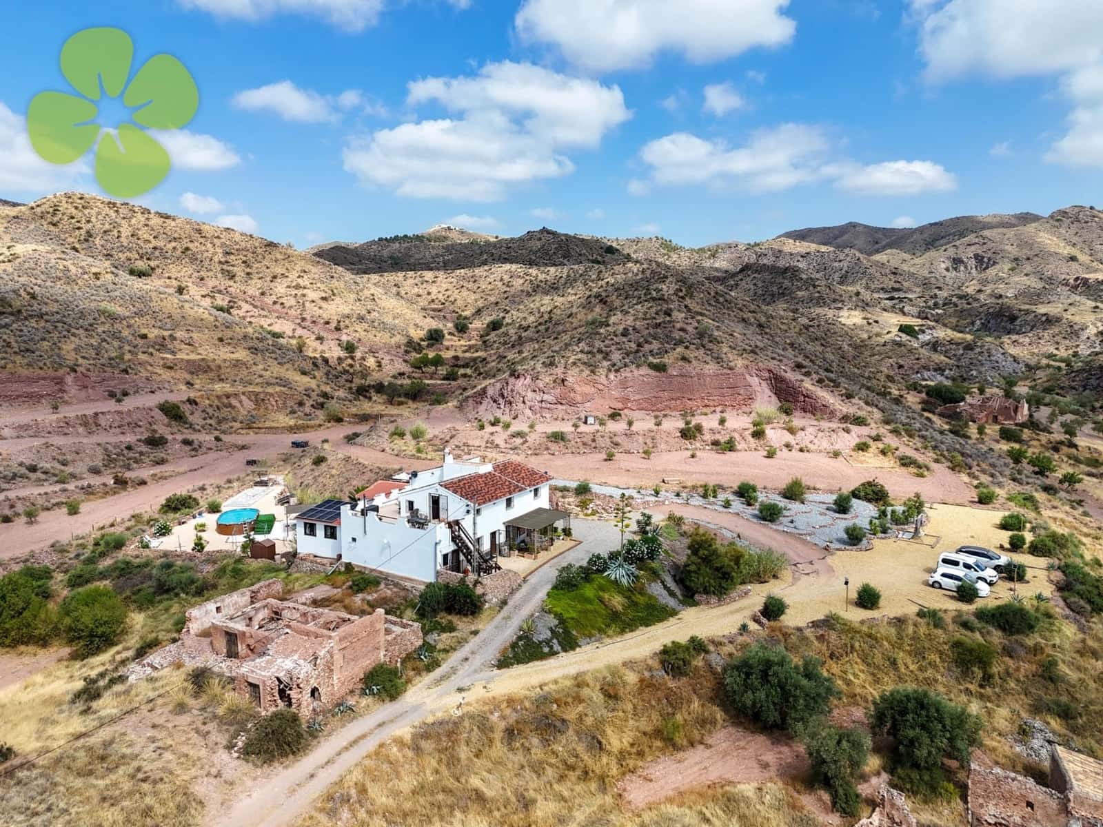 5 soveværelse Finca/Landehus til salg i Arboleas med swimmingpool - € 324.950 (Ref: 9618223)