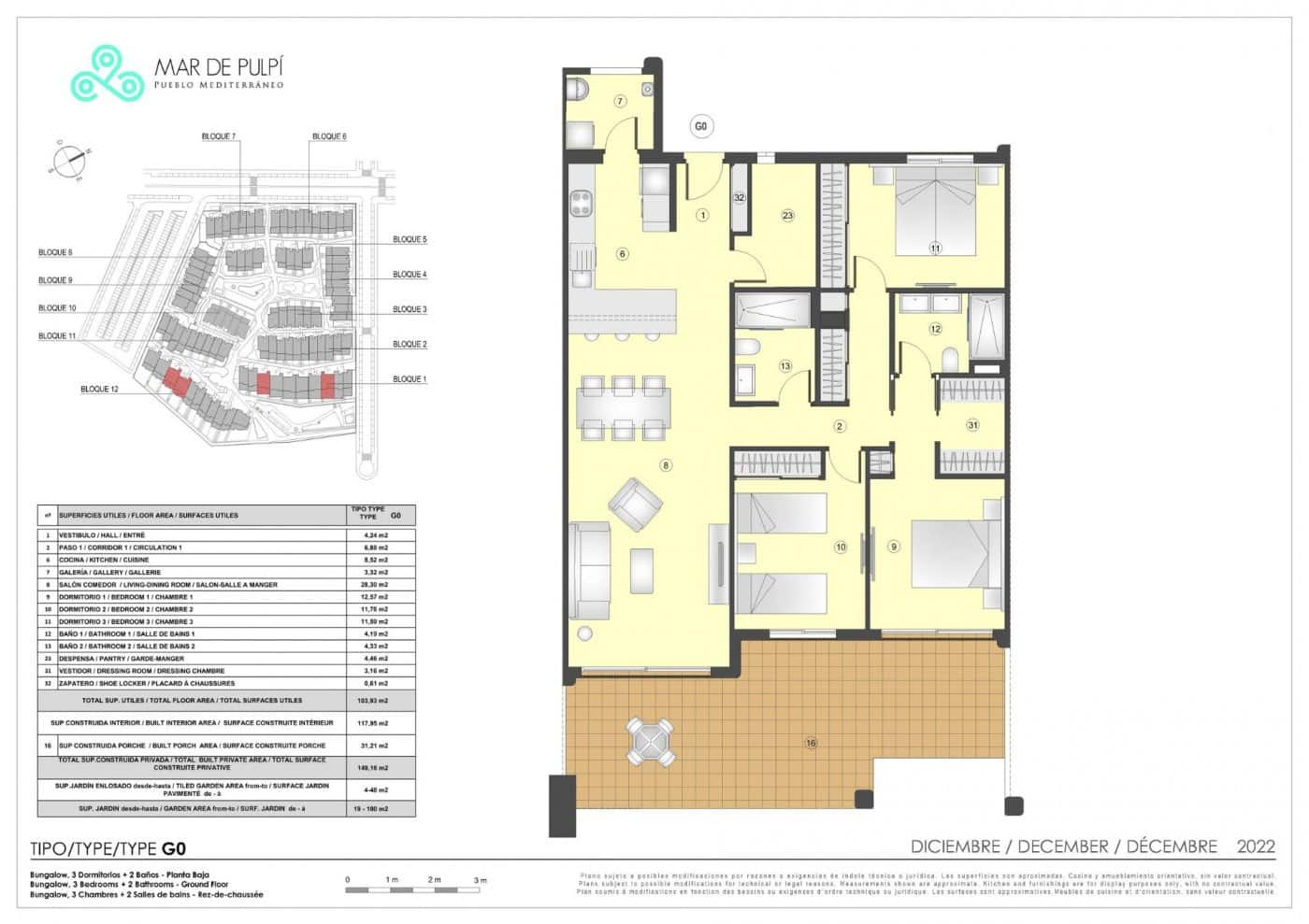 3 bedroom Apartment for sale in San Juan de los Terreros with pool - € 519,000 (Ref: 9618235)