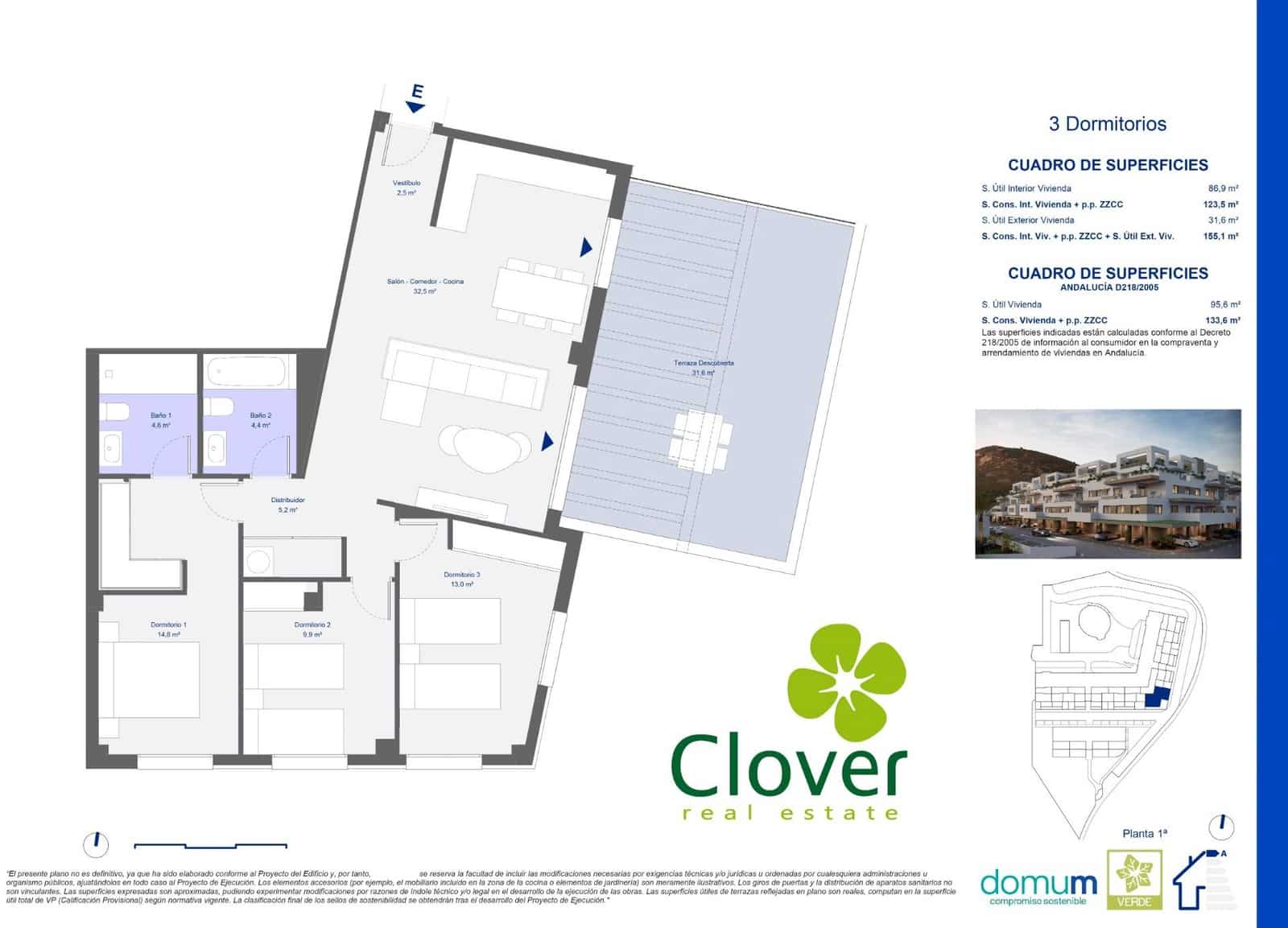 3 slaapkamer Appartement te koop in San Juan de los Terreros - € 263.000 (Ref: 9618245)