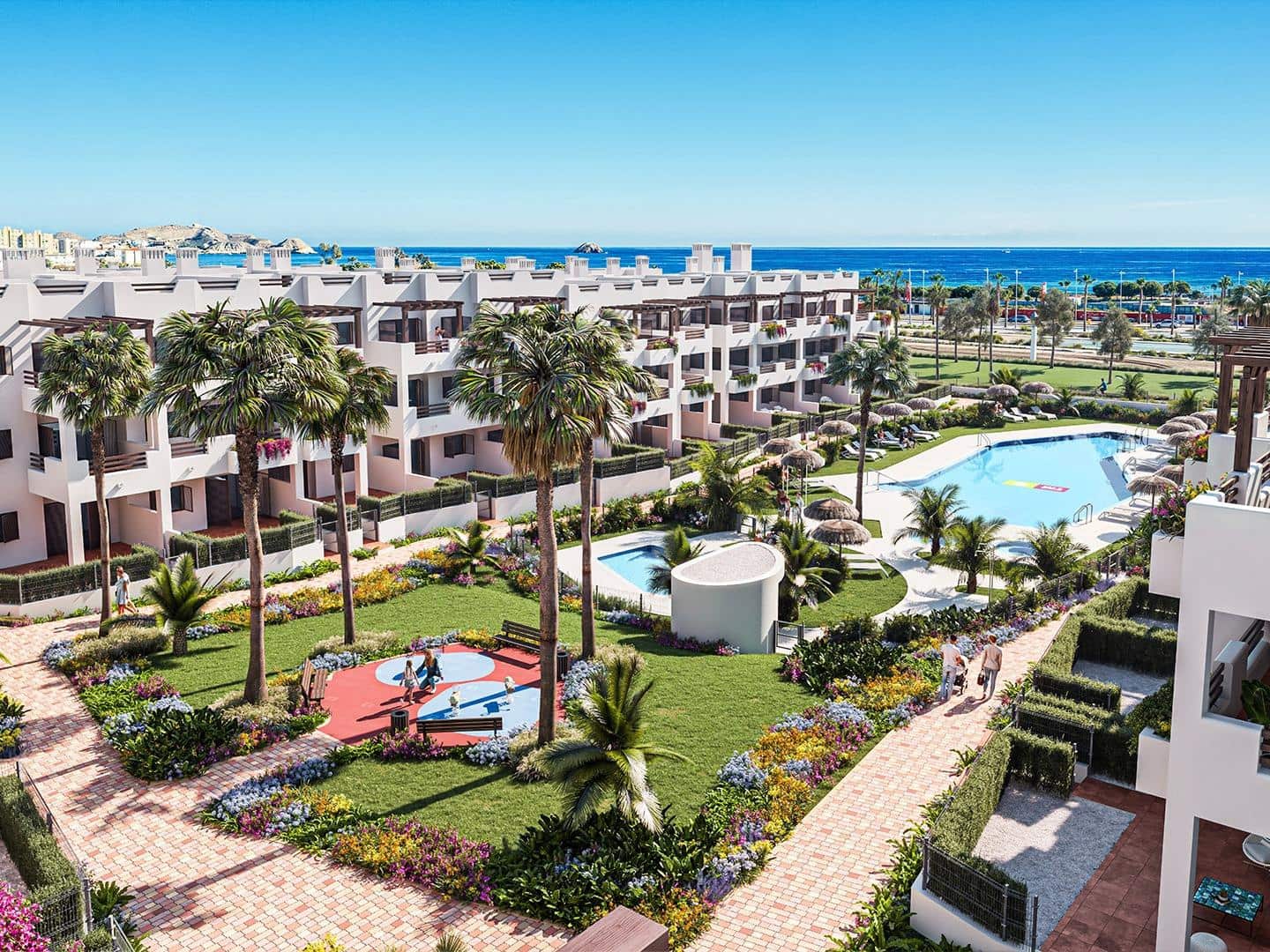 2 bedroom Apartment for sale in San Juan de los Terreros with pool - € 203,000 (Ref: 9618249)