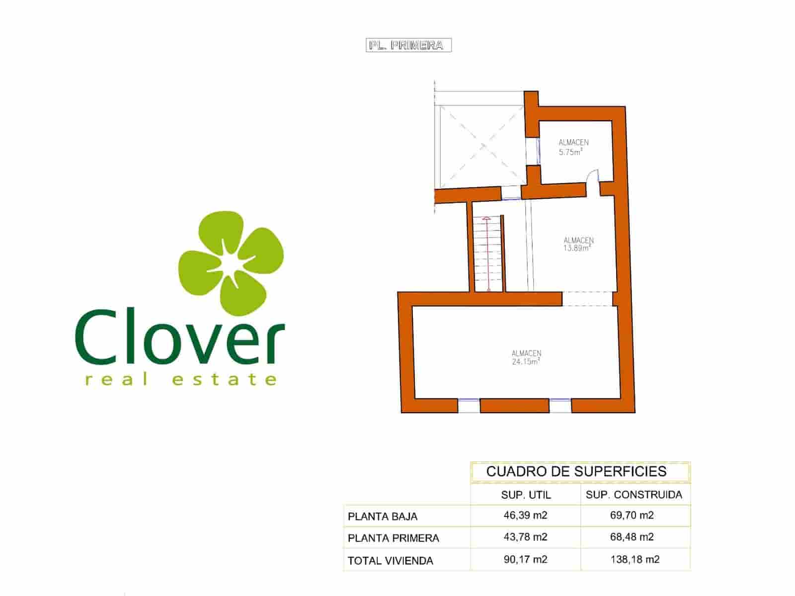 3 bedroom Townhouse for sale in Oria - € 27,500 (Ref: 9618353)