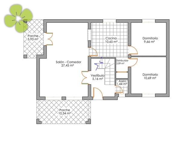 6 sovrum Finca/Hus på landet till salu i Albox - 149 950 € (Ref: 9713585)