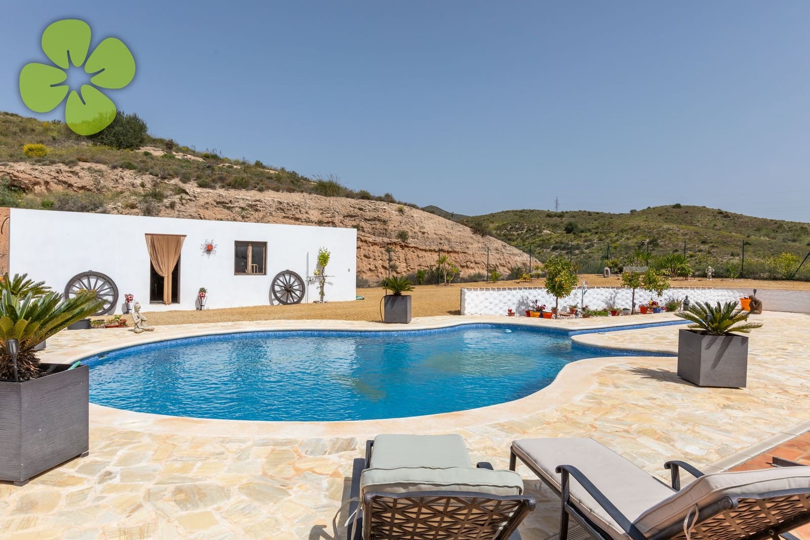 4 sovrum Finca/Hus på landet till salu i Huercal-Overa med pool - 499 000 € (Ref: 9761454)