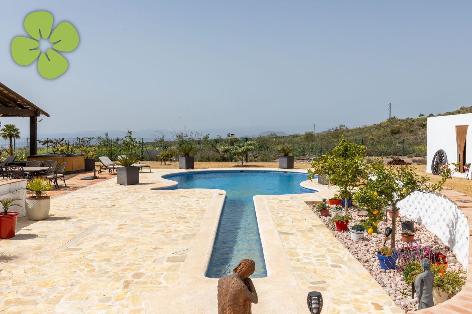 4 sovrum Finca/Hus på landet till salu i Huercal-Overa med pool - 499 000 € (Ref: 9761454)