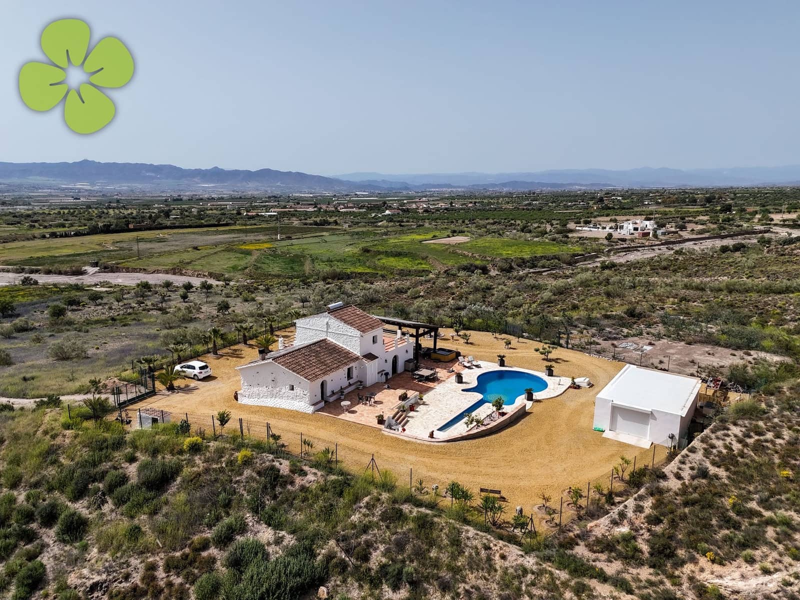 4 sovrum Finca/Hus på landet till salu i Huercal-Overa med pool - 499 000 € (Ref: 9761454)