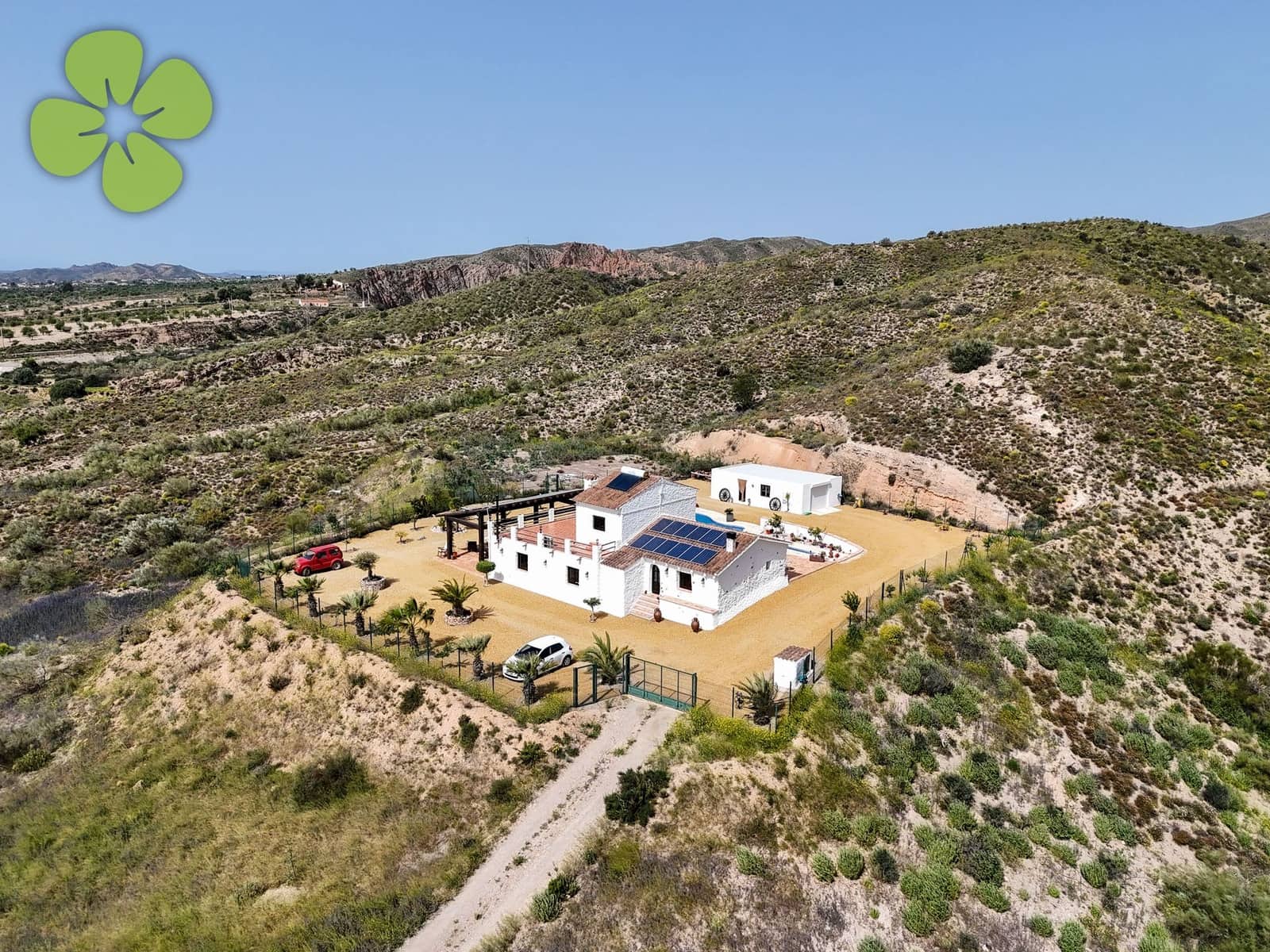 4 sovrum Finca/Hus på landet till salu i Huercal-Overa med pool - 499 000 € (Ref: 9761454)