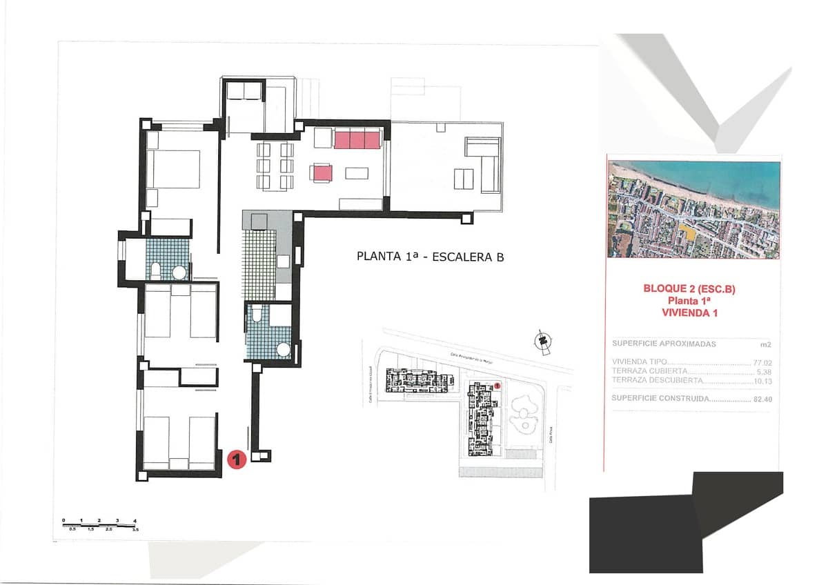 2 chambre Appartement à vendre à Denia avec piscine - 399 000 € (Ref: 8494319)