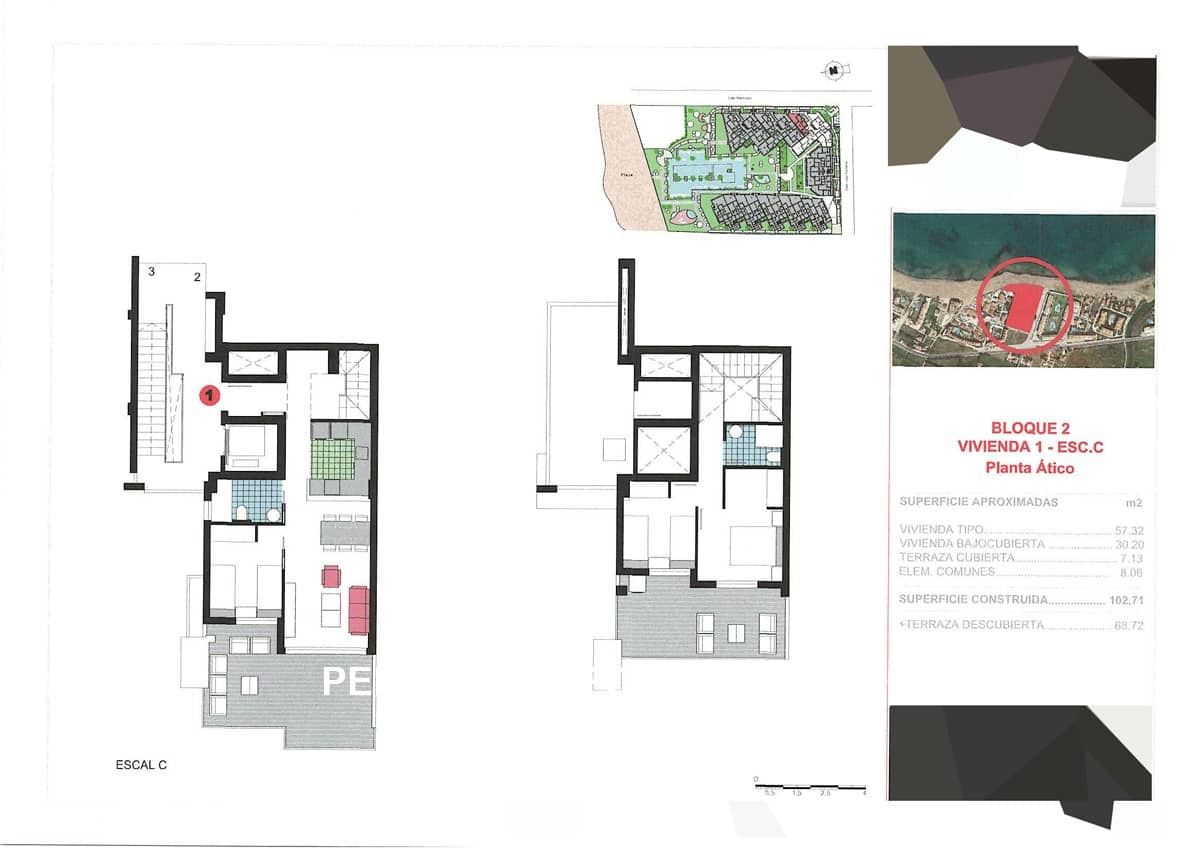 3 soveværelse Penthouse til salg i Denia med swimmingpool - € 599.000 (Ref: 8494331)