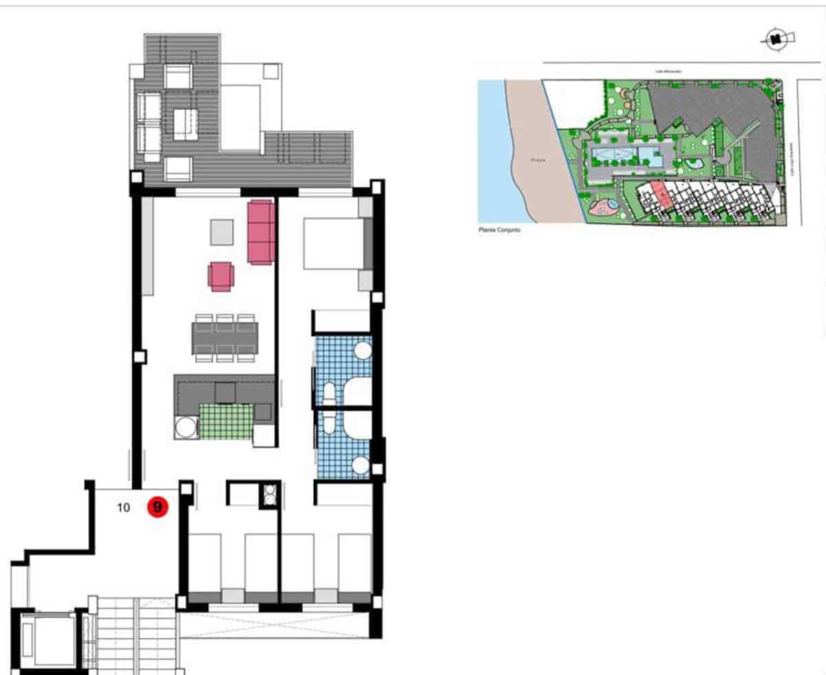 3 bedroom Apartment for sale in Denia with pool garage - € 549,000 (Ref: 8669040)