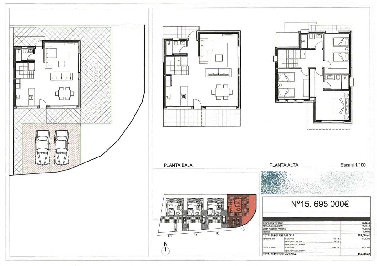 Chalet de 3 habitaciones en Dénia en venta con piscina garaje - 675.000 € (Ref: 8937846)