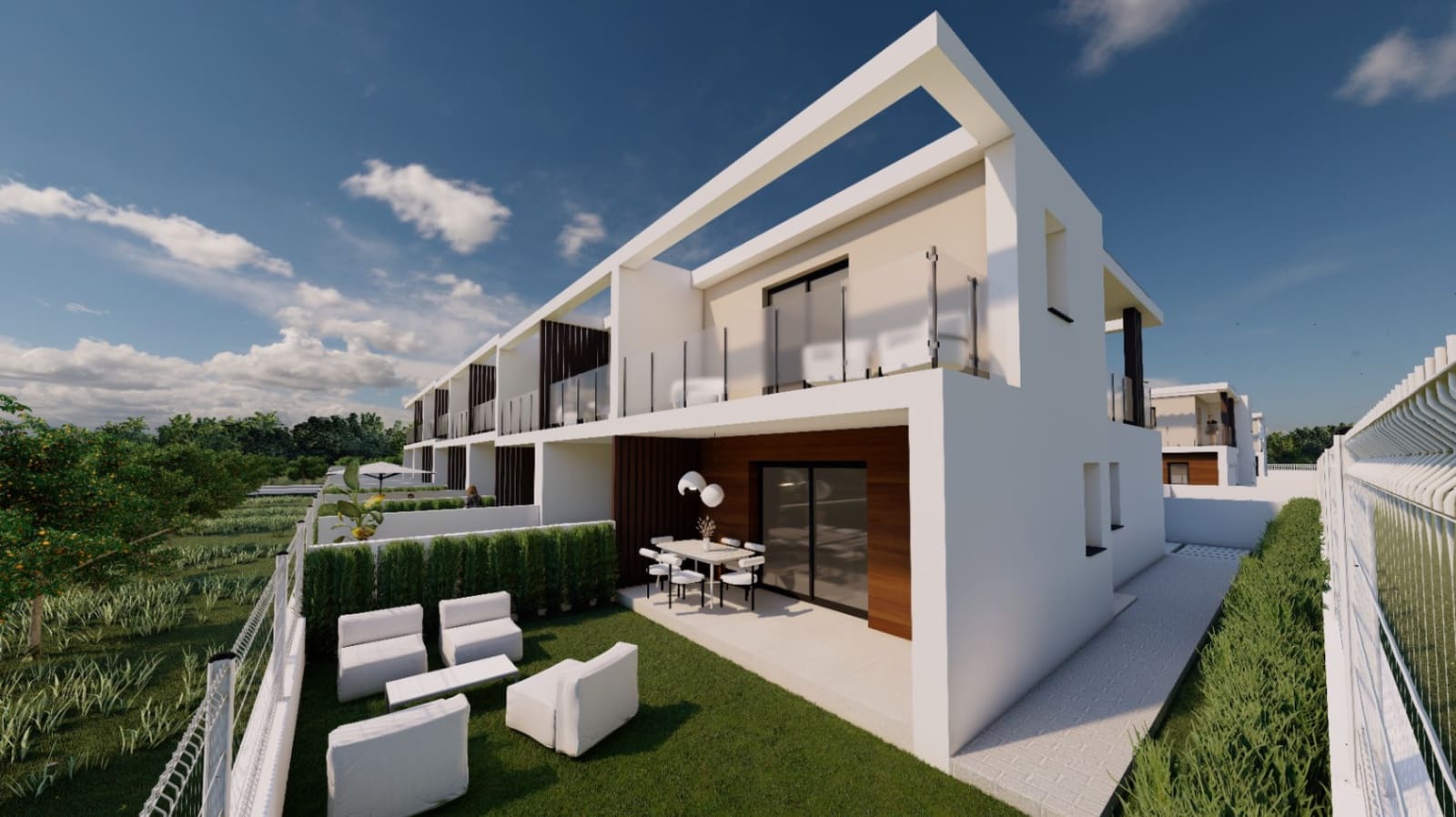 3 soveværelse Rækkehus til salg i Sagra med swimmingpool garage - € 285.000 (Ref: 9053593)