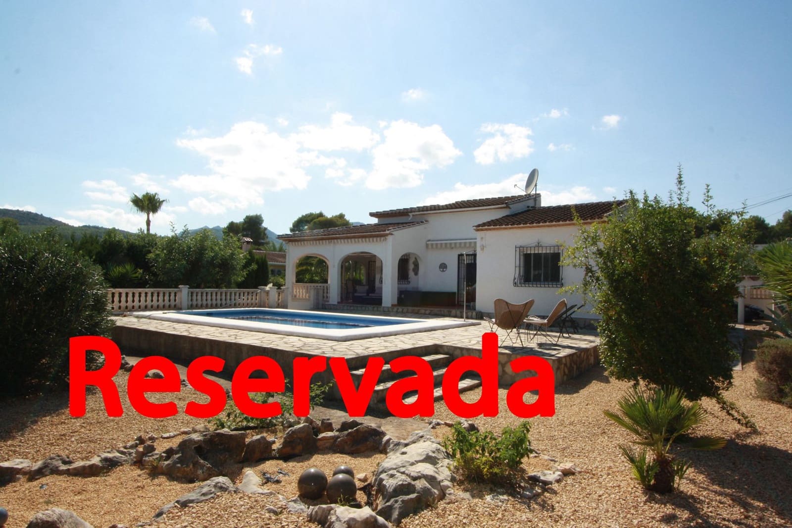 3 sypialnia Willa na sprzedaż w Jalon / Xalo z basenem garażem - 499 000 € (Ref: 9244371)