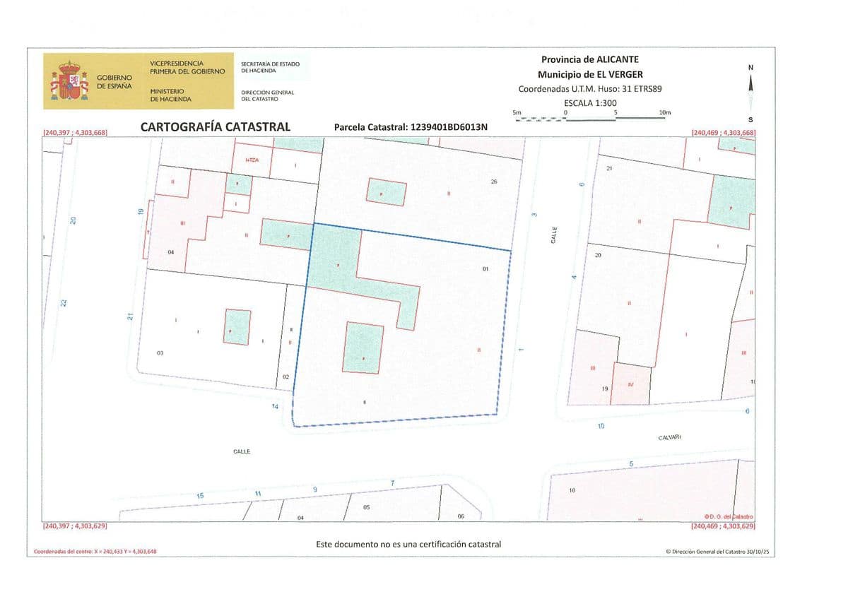 8 bedroom Townhouse for sale in El Vergel / Verger with garage - € 195,000 (Ref: 9357477)