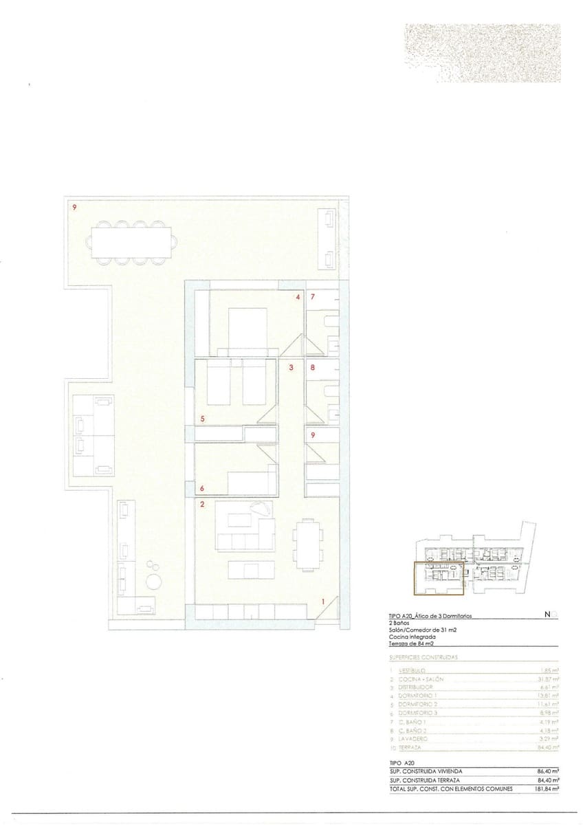 2 bedroom Apartment for sale in Javea / Xabia with pool garage - € 349,000 (Ref: 9908908)