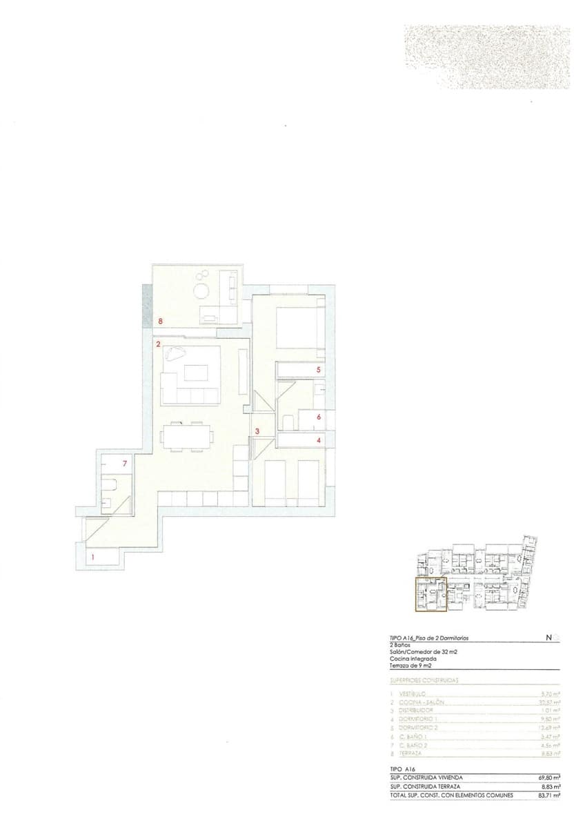 2 bedroom Apartment for sale in Javea / Xabia with pool garage - € 349,000 (Ref: 9908908)
