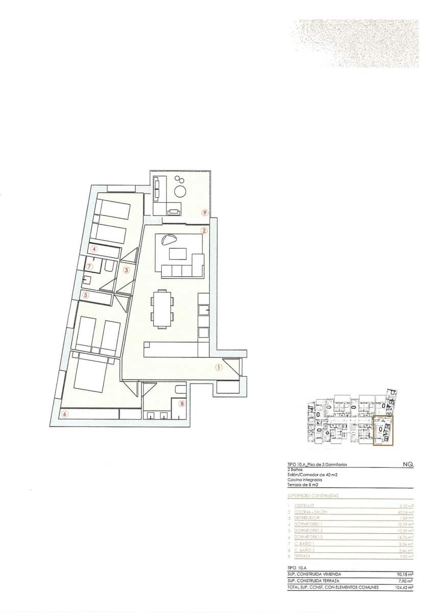 2 bedroom Apartment for sale in Javea / Xabia with pool garage - € 349,000 (Ref: 9908908)