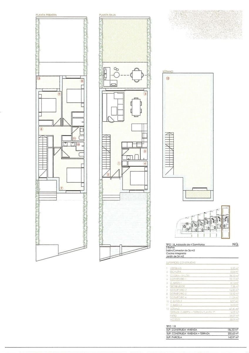 4 camera da letto Villetta a Schiera in vendita in Javea / Xabia con piscina garage - 595.000 € (Rif: 9908909)