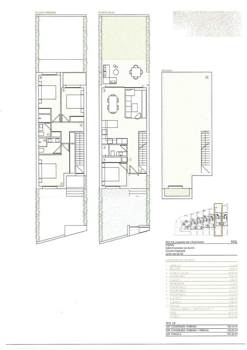 4 camera da letto Villetta a Schiera in vendita in Javea / Xabia con piscina garage - 595.000 € (Rif: 9908909)
