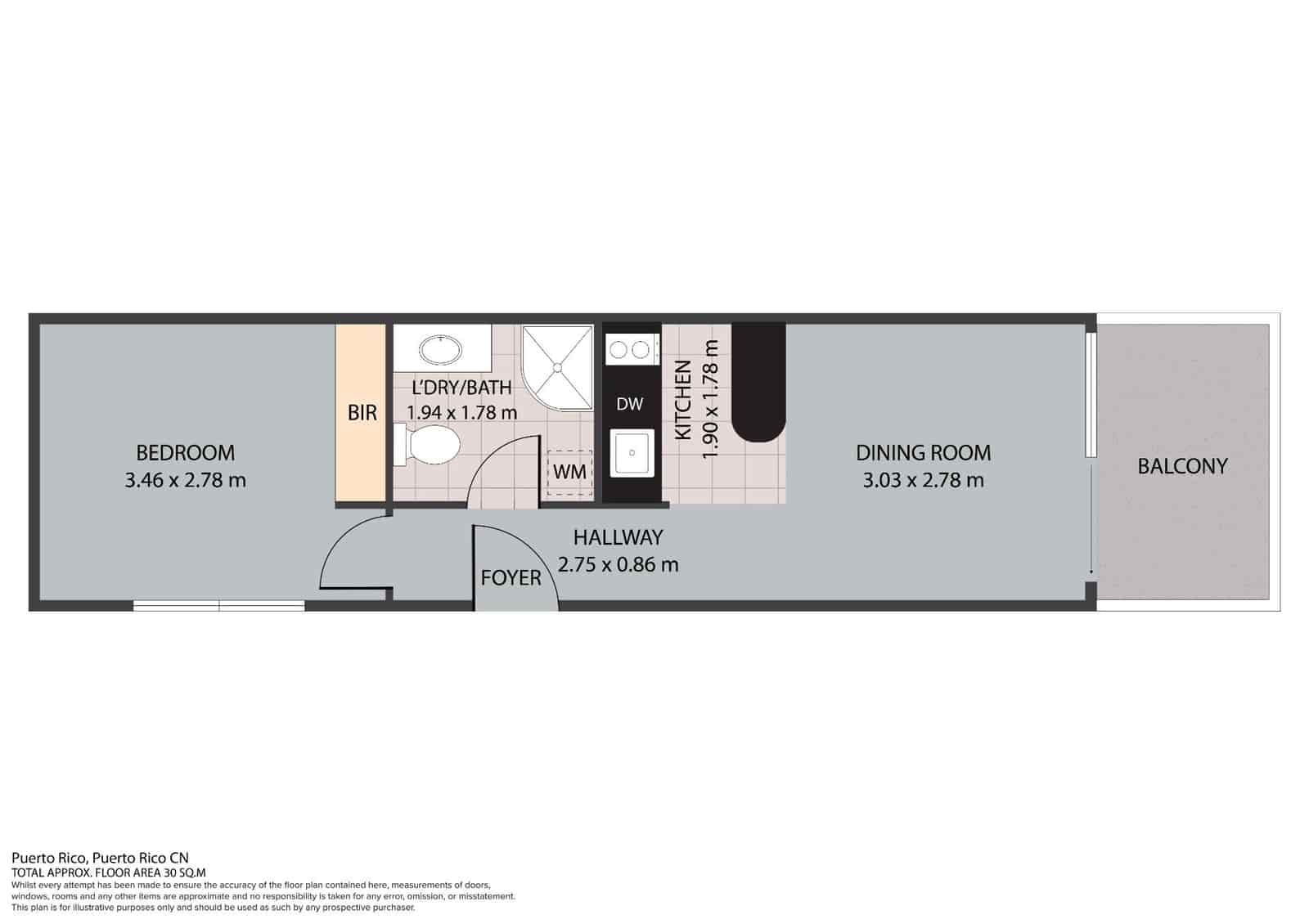 1 quarto Apartamento para venda em Puerto Rico com piscina - 175 000 € (Ref: 10139695)