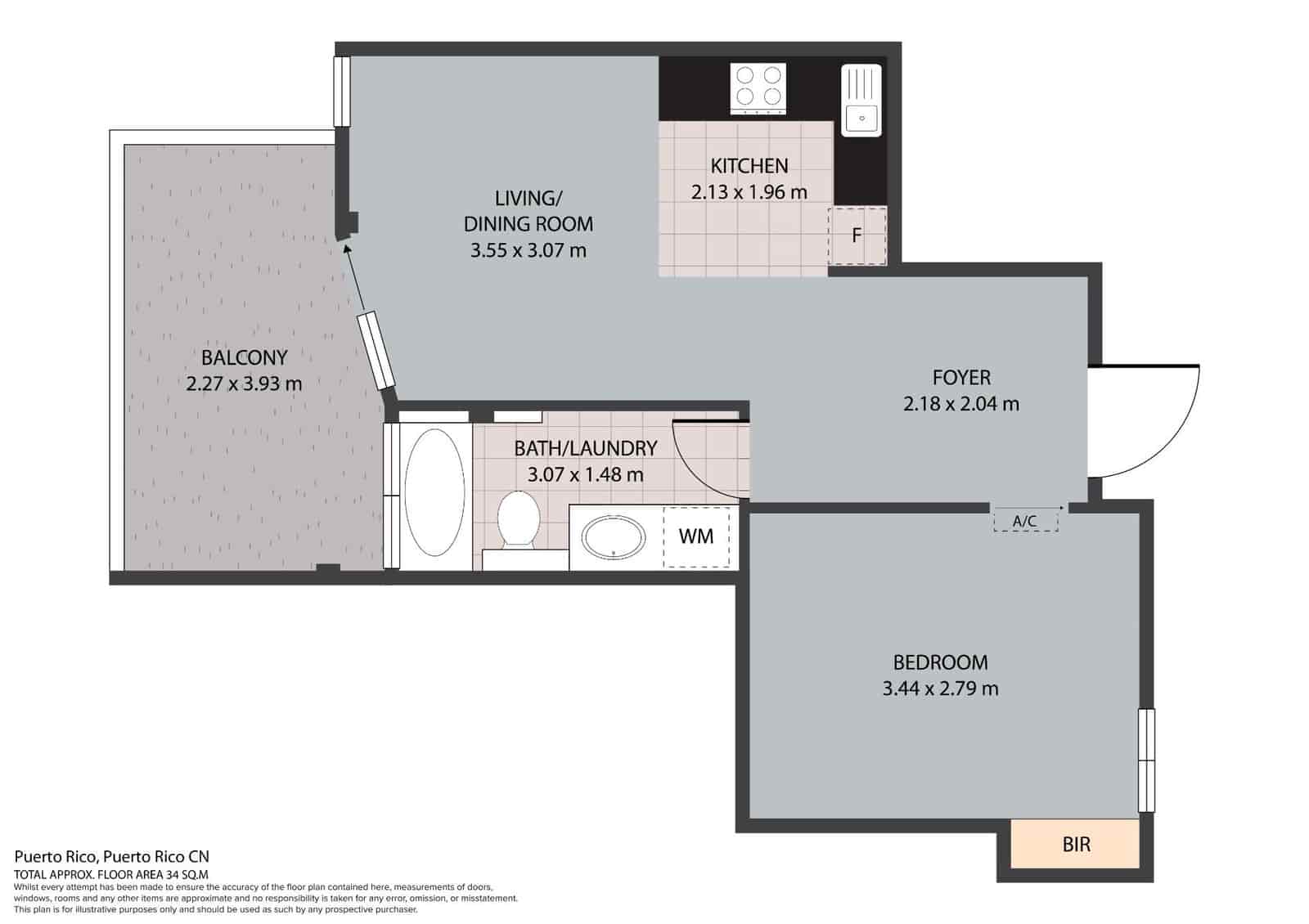 1 soverom Leilighet til salgs i Puerto Rico med svømmebasseng - € 237 000 (Ref: 10177119)