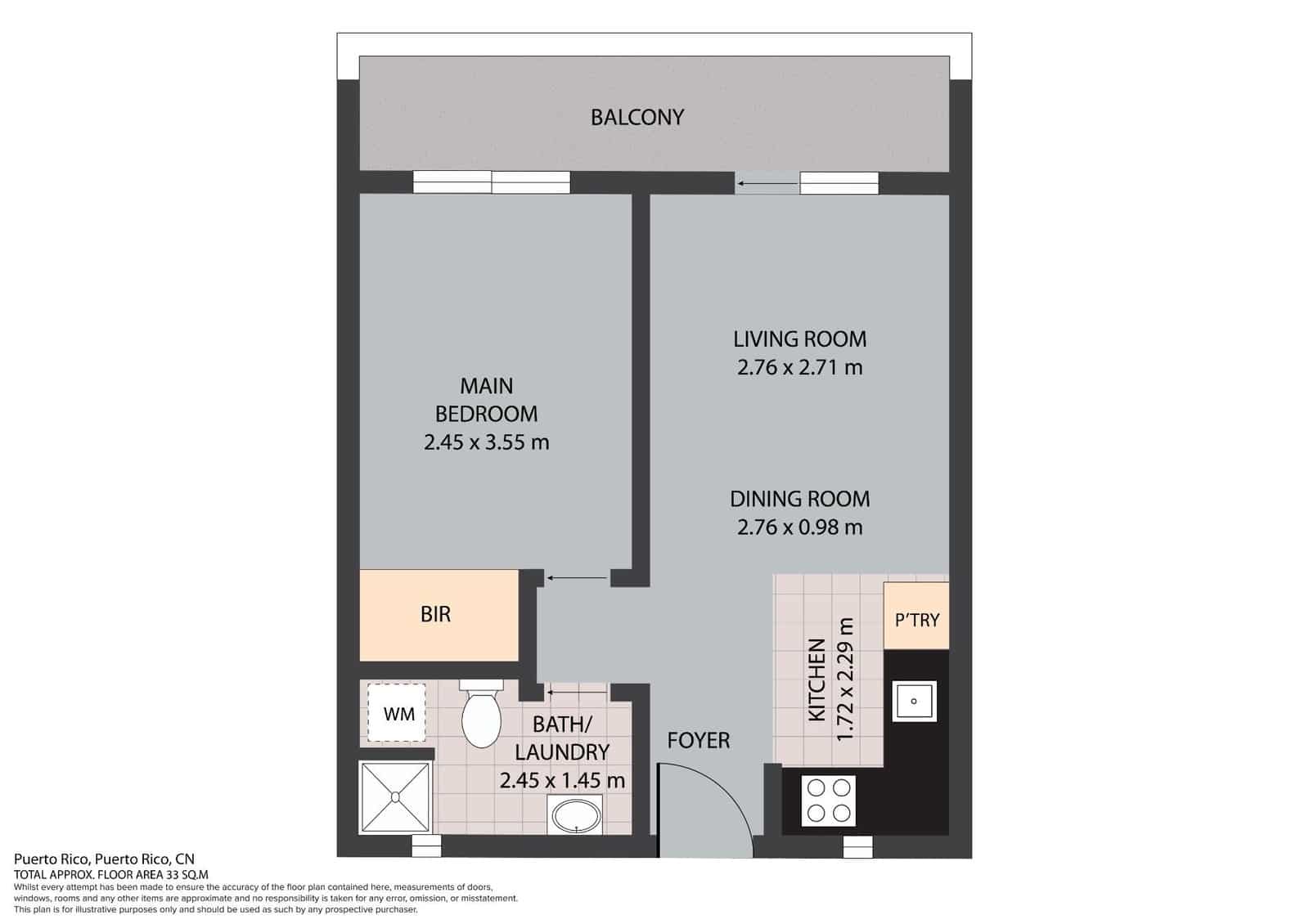 1 soveværelse Lejlighed til salg i Puerto Rico med swimmingpool - € 169.500 (Ref: 9017373)