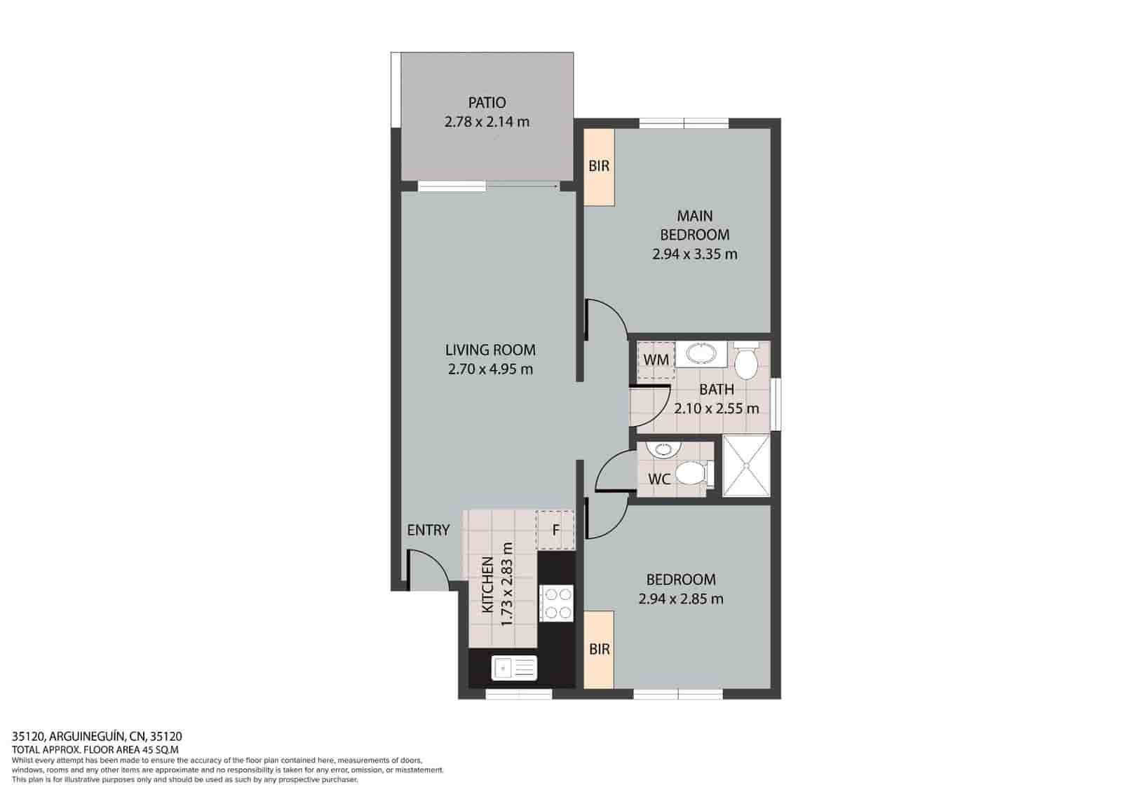 2 soverom Leilighet til salgs i Patalavaca med svømmebasseng - € 289 000 (Ref: 9065046)