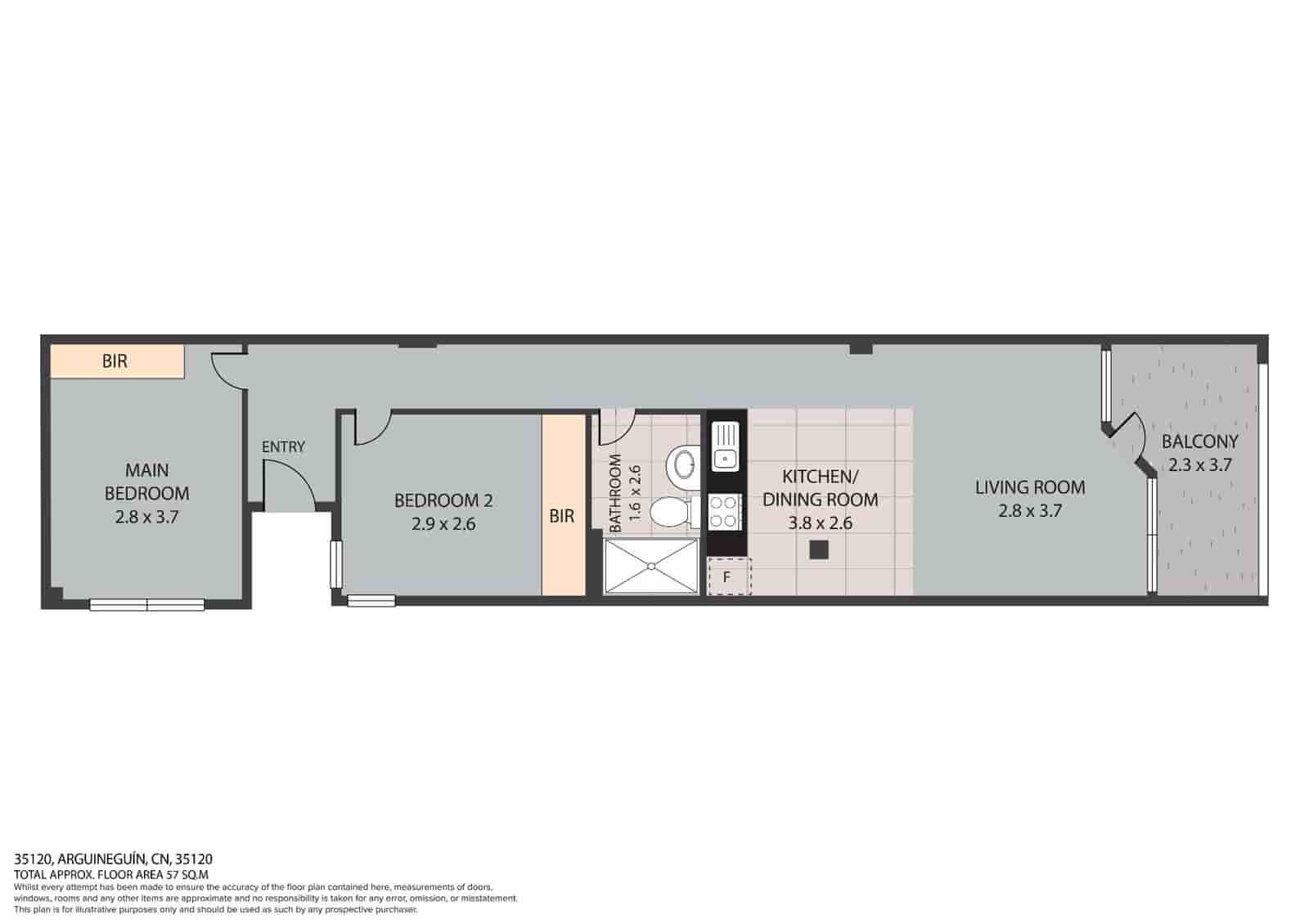 2 slaapkamer Appartement te koop in Arguineguin met garage - € 295.000 (Ref: 9128154)