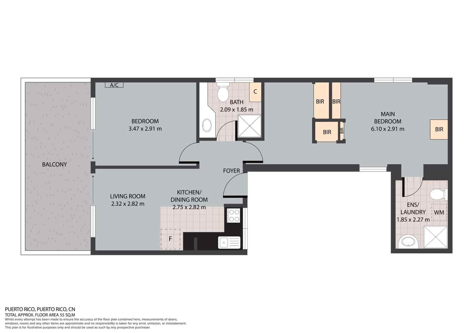 2 soverom Leilighet til salgs i Puerto Rico med svømmebasseng - € 249 000 (Ref: 9415824)
