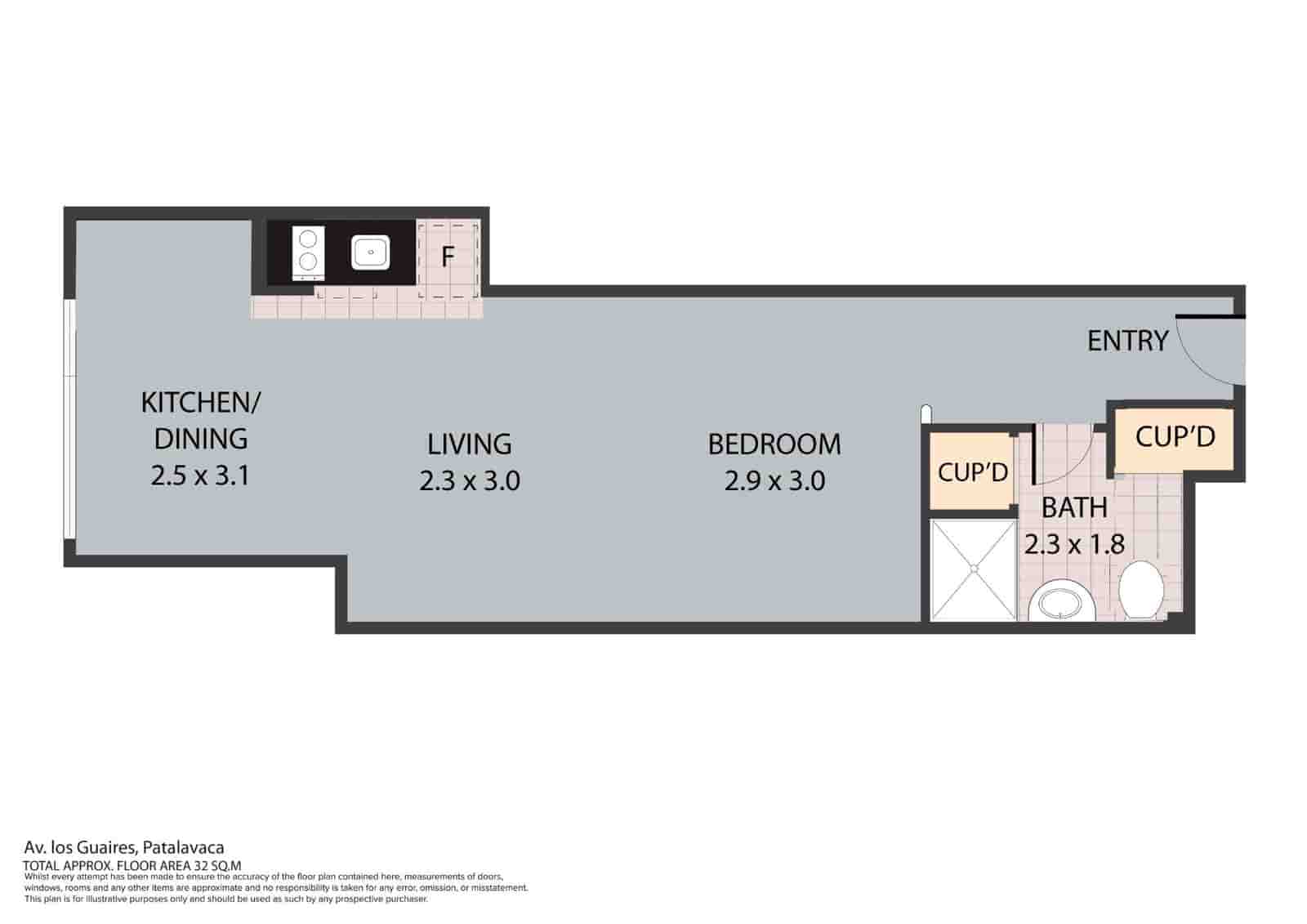 Studio à vendre à Patalavaca - 220 000 € (Ref: 9452058)