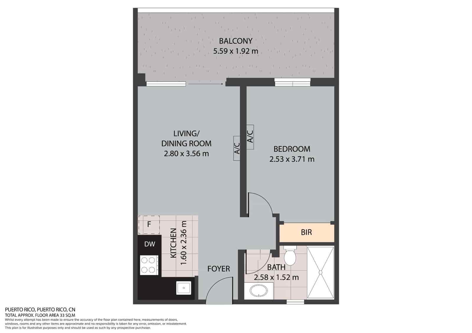 1 soverom Leilighet til salgs i Puerto Rico med svømmebasseng - € 162 500 (Ref: 9462009)