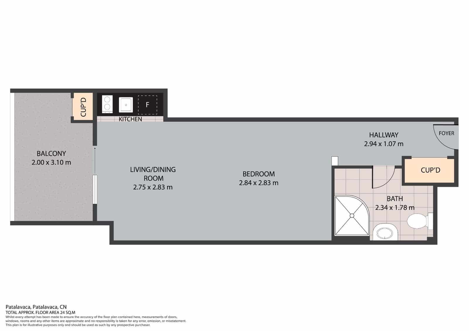 Yksiö myytävänä paikassa Patalavaca - 170 000 € (Ref: 9497132)